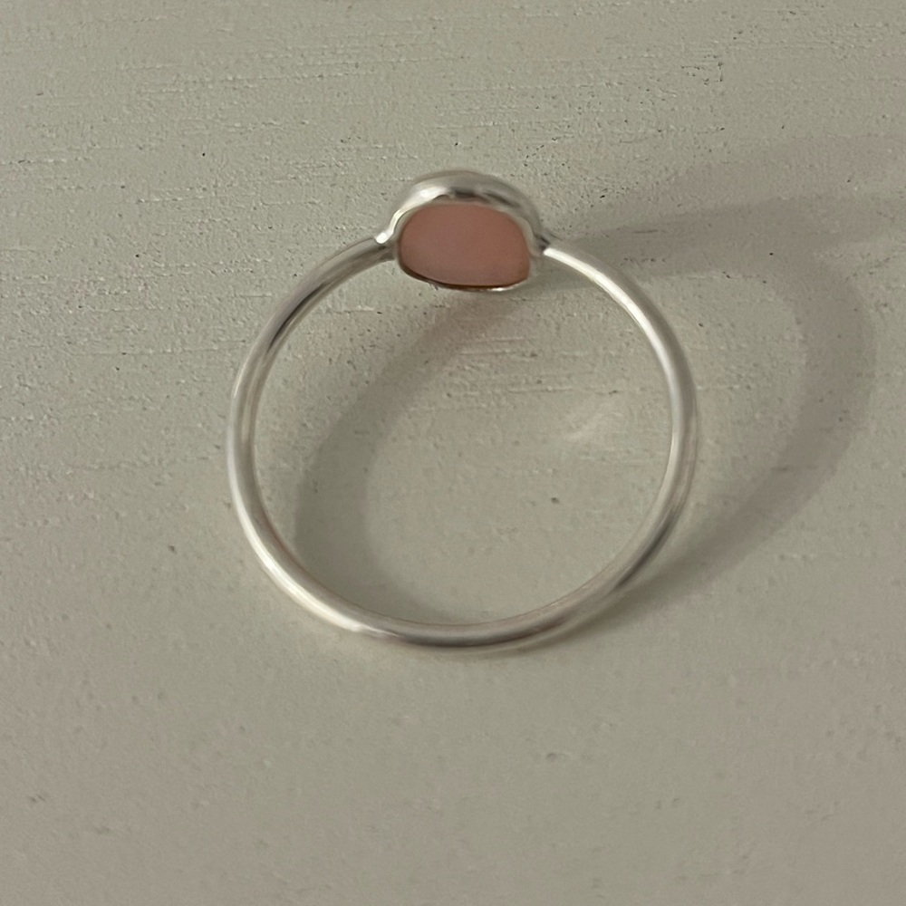 925 Solid Sterling Silver Minimal Stacker Ring Pi… - image 4